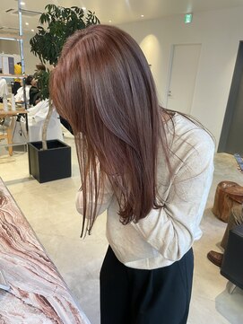 カイラ(KAILA) 大人の透け感ピンクベージュロング◎杉本