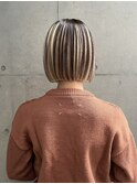 【GEEKS渋谷】アンブレラカラー/切りっぱなしボブ/冬カラー/小顔