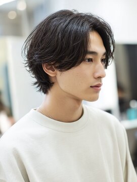 ニュアンスパーマ/フェザーパーマ/メンズカット/メンズマッシュ