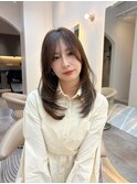 韓国風レイヤーカット/ミディアムレイヤー/仙台