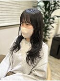 セットが楽なレイヤーパーマ