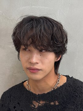 エムクール(M,cooL) ラウンドマッシュ/ツイストシャドウパーマ/ルーズショート