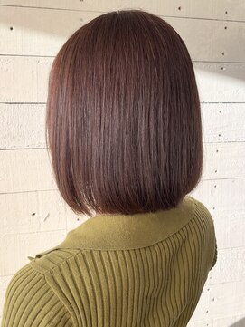 ルノン フィージュ(LUNON fieju) 黒髪クラゲヘアーオリーブグレー小顔ココアベージュ