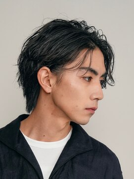 バイフィフス 原宿/表参道(by fifth) メンズシースルーマッシュニュアンスパーマシャドウパーマテテ風