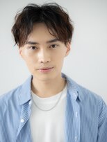 モッズヘア メン 新所沢店(mod's hair men)&nbsp;20代30代センターパート無造作ツイスパフェザーマッシュe新所沢