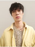ツーブロック×刈り上げマッシュ◎黒髪爽やか好感度UP　　