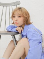 ユニカバイミリー(unica by milly) 【unica緑地公園】ミルクティーブロンド×ぱっつんボブ