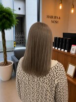 ヘアースパ ノッシュ 博多千代店(Hair Spa Nosh)&nbsp;Hair Spa Nosh 博多千代店/グレージュ/髪質改善ストレート