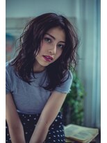 アリウス(ALIUS by posh)&nbsp;【ALIUS 池袋】肌が綺麗に見えるツヤ暗髪ミディ