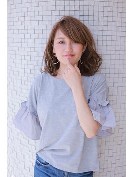 ヘア ルミナス バイ フォルテ(HAIR LUMINAS by FORTE) 前髪長めの大人ボブ