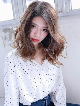 ビートヘアー 彦根イオンタウン店(BEET HAIR) 3Dカラー×大人ウェーブ【BEET イオンタウン彦根店】