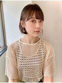 つるんと耳掛けボブ【アフロート吉祥寺 緒方】