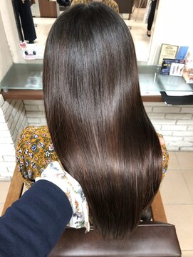 ヘア ルミナス バイ フォルテ(HAIR LUMINAS by FORTE) 髪質改善/艶々ストレート/縮毛矯正/オリーブベージュ