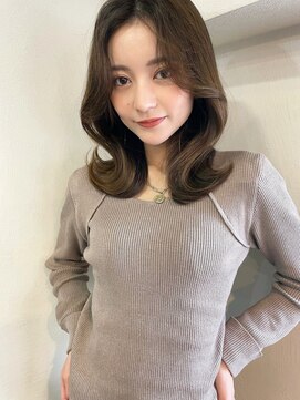 リコバイアフロート(riko by afloat) くびれヘア/韓国風ヘア/フェイスレイヤー/エギョモリ