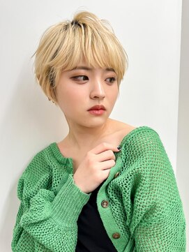 エアー 横浜(AIR) 【長谷川】ゆるふわブロンドショート