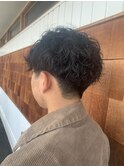 刈り上げヘア×メンズパーマ