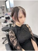 インナーシルバー　ウルフヘア