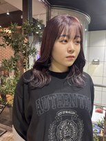 ヘアーアンドメイク ビス(HAIR&MAKE bis)&nbsp;暗染め歴ありでもできるピンクラベンダー♪【多田　華歌】
