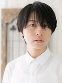 長めバングがレトロsexyなアッシュブラックショートd戸田公園