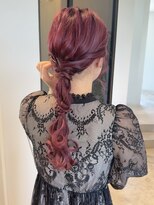 ケリーアン 太田(kelly.un)&nbsp;編みおろし / お呼ばれヘアアレンジ / ヘアセット / 群馬太田