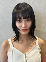 ノイ(noi) 顔周りレイヤーカットグレージュカラーくびれボブベージュカラー