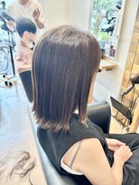 リシェールグリーン 越谷花田店(RICHAIR GREEN)&nbsp;デザインカラー/レイヤーカット/ウェットヘア/オリーブベージュ