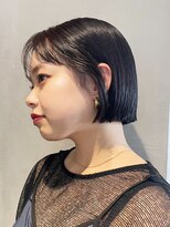 アイティーバイアルバム 松戸店(IT by ALBUM)&nbsp;フレンチカジュアルグレージュカラーアッシュブラック_ba484381