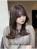 レイヤーカット/韓国ヘア/顔まわりカット/銀座