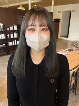 ビスポーク(BESPOKE) ダブルカラーブリーチオリーブグレージュ