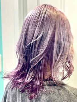 マティーナ ヘアー 池袋(Matina hair) 【パープル　インナーカラー】池袋美容室