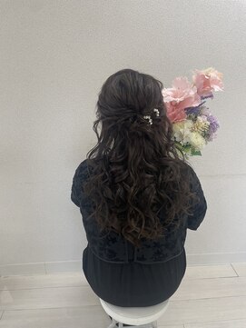 シュシュ(shushu) ハーフアップ♪