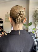ピタッとネジネジヘアアレンジ