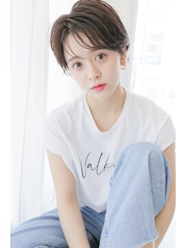 クシュ 本川越店(kusyu...) くびれヘア韓国風巻きアプリコットオレンジ夏ハイライトカラー