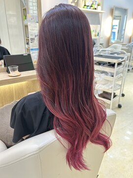トーチ ヘアーアンドヘッドスパ 銀座通り本店(TORCH hair & head spa) 2way 裾カラー