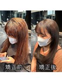 縮毛矯正/ナチュラル/ストレート/モテ髪/艶髪/髪質改善