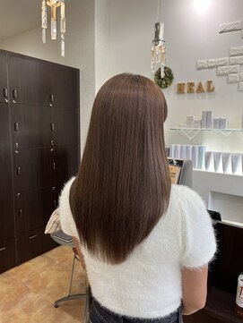 ヘアメイクヒール 透明感×ベージュカラー