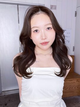 アルバム 銀座(ALBUM GINZA) 顔周りレイヤーおくれ毛フェイスフレーミング韓国ヘア_F20971