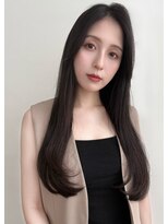 ボヌール 銀座並木通り店(Bonheur)&nbsp;【stylist田中】大人の韓国風ロングレイヤー×暗髪艶カラー