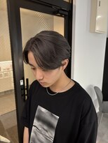 ナンバー 竪町(number+)&nbsp;冬のツーブロック×大人クール◎センターパートハンサムカット