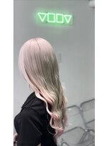 キバ(kva)&nbsp;▽□□▽ ホワイトベージュ×ピンク