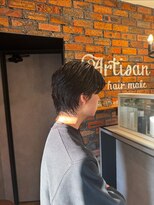 アルティザン(artisan)&nbsp;刈り上げないセンターパート