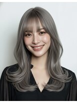 ＡｃｃｅｓｓＭｏｏｎ 米沢本店&nbsp;着物ヘア/大人ガーリー/ダークアッシュ/似合わせカット/水戸