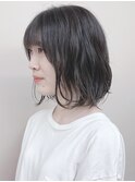 ＊カジュアルボブおしゃれパーマニュアンスボブカーリーボブ30代
