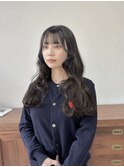 大人可愛いレイヤーカットアッシュグレーベージュ春カラー