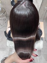エラ(ere)&nbsp;ブリーチなしラベンダーグレージュ　透明感カラー　艶ケア