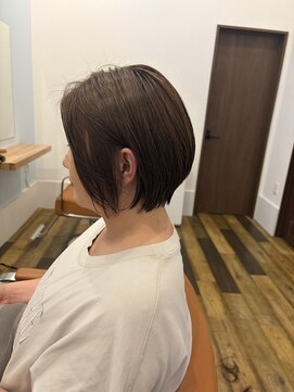 リノアプラス(Linoa+) 丸みショートボブ