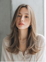 ロッソ 大橋店(Rosso) 柔らかな毛流れのベージュレイヤー【大橋】