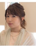 結婚式やパーティー、イベントに♪ゆるふわスタイル