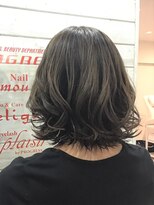 プログレス つくば店(PROGRESS by ヂェムクローバーヘアー) 外ハネグレージュ