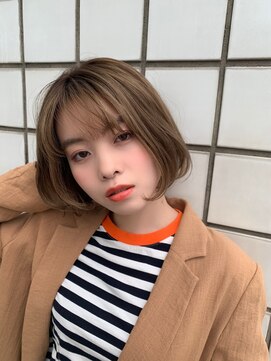 トリコ ショップアンドヘアサロン(tricot shop hair salon) 【大森】大人オシャレワンカールボブ☆